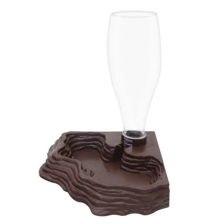 SLSON reptile water feeder 13.5oz provides steady water supply in terrarium.