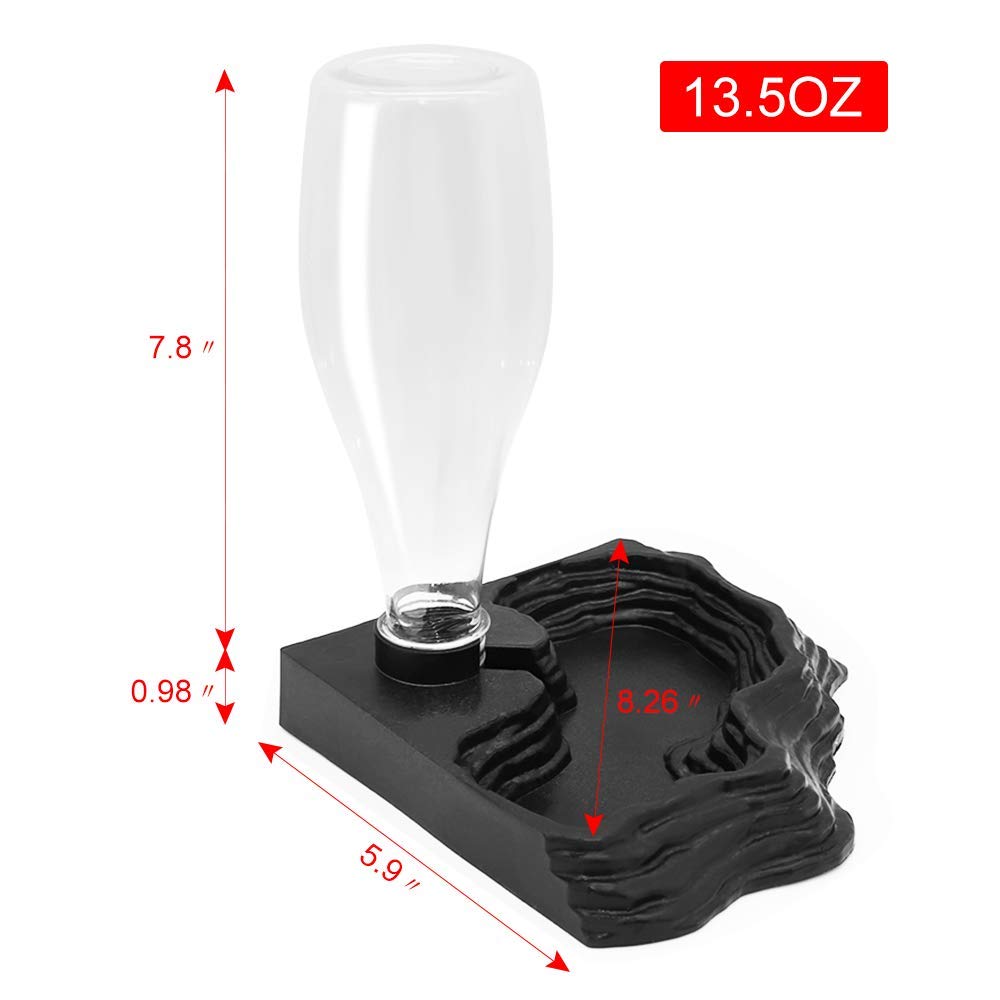 Removable top bottle on SLSON feeder enables easy refilling and cleaning