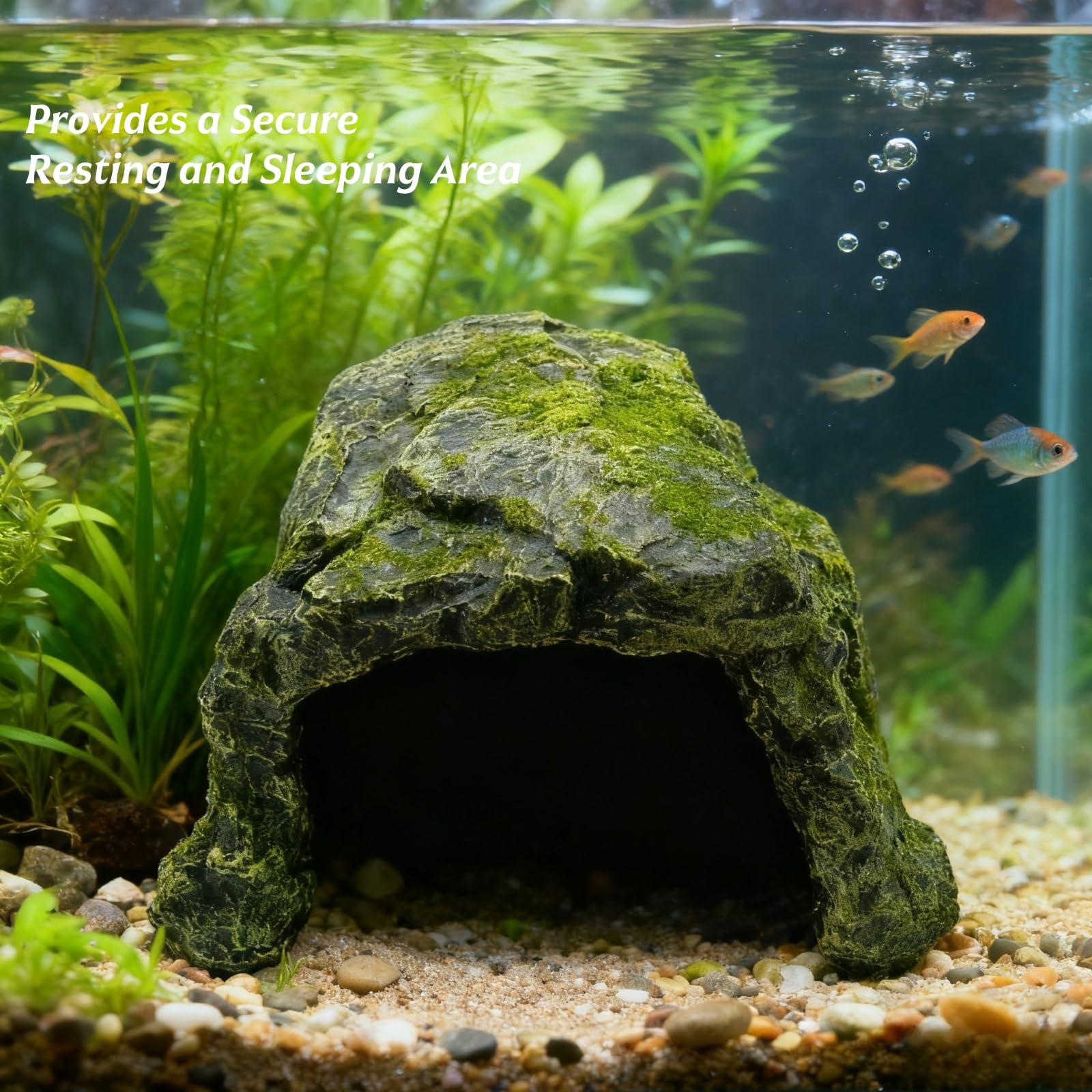 SLWHYZL bearded dragon hideout tank offers a safe resting place for basking reptiles