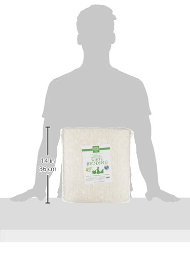 Small Pet Select 99% dust-free bedding shown in habitat scene for cleaner air.