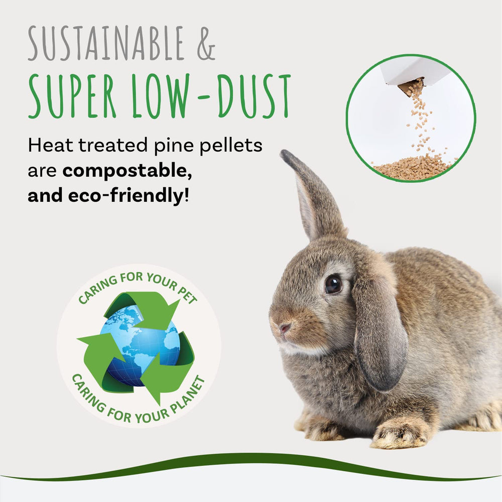 Small Pet Select compostable bedding suitable for eco-conscious homes.