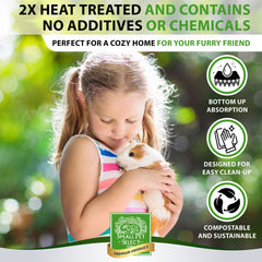 Small Pet Select corn cob bedding cage liner, keeps cages clean and comfortable.