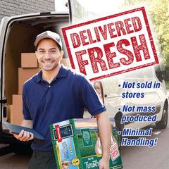 Small Pet Select corrugated box stores hay while preserving freshness for longer.