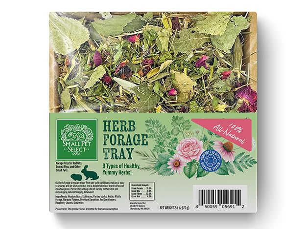 Small Pet Select forage tray bundle packaging shown for convenient, mess-free habitat setup.