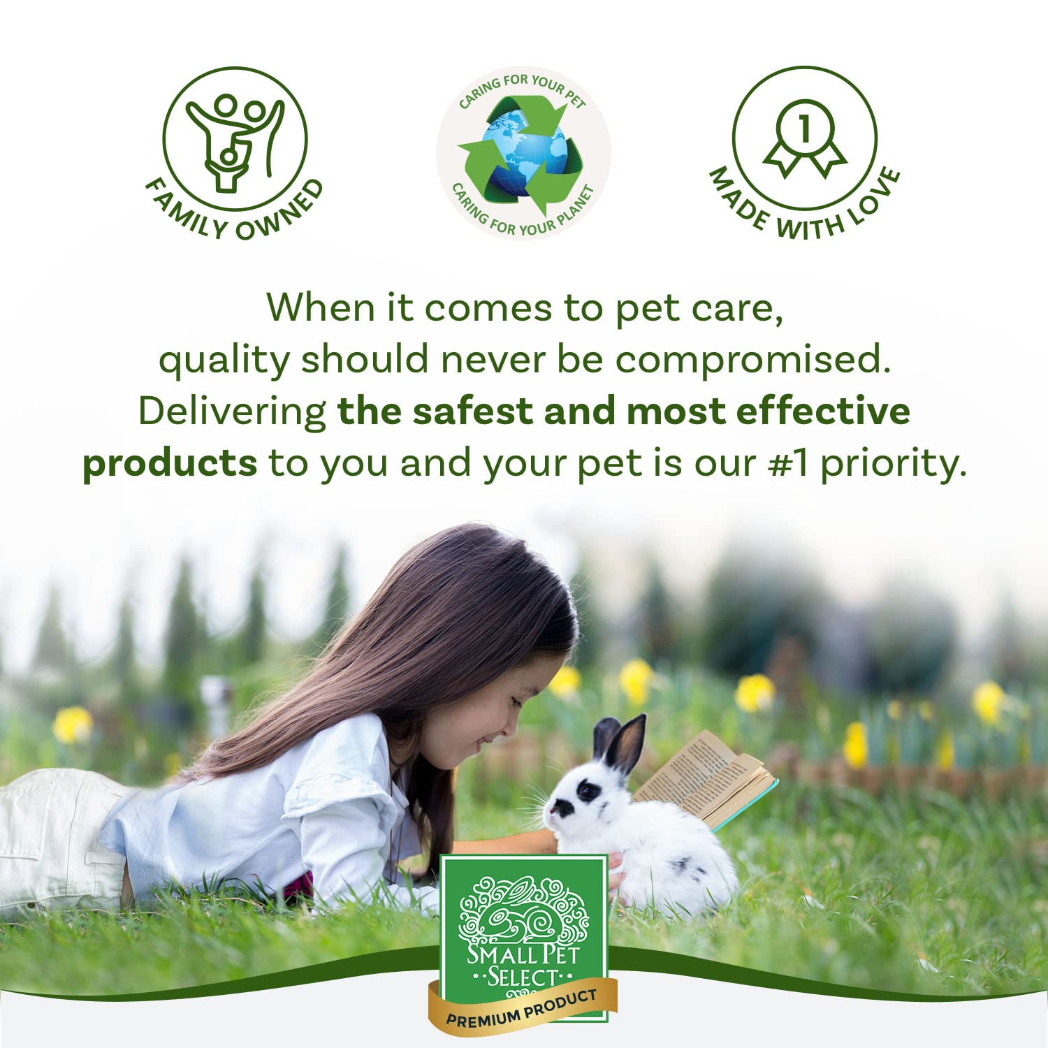 Small Pet Select Hair Buster Comb easy-clean design demonstrated after grooming session