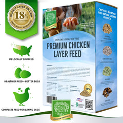 Small Pet Select layer feed with seeds and grains supporting natural pecking.