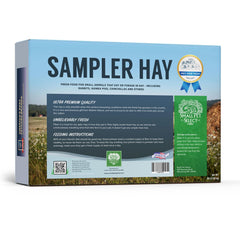 Small Pet Select sampler box orchard hay image, offering natural variety and gentle texture