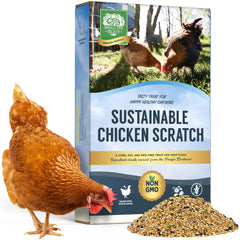 Small Pet Select sustainable chicken scratch bag promotes balanced nutrition for hens