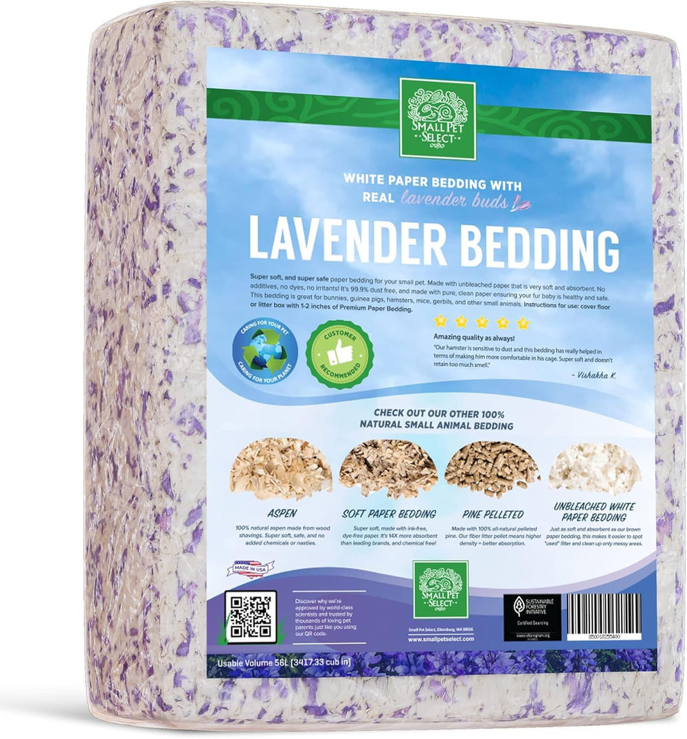 Small Pet Select ultra-soft absorbent bedding absorbs moisture and keeps nests dry.