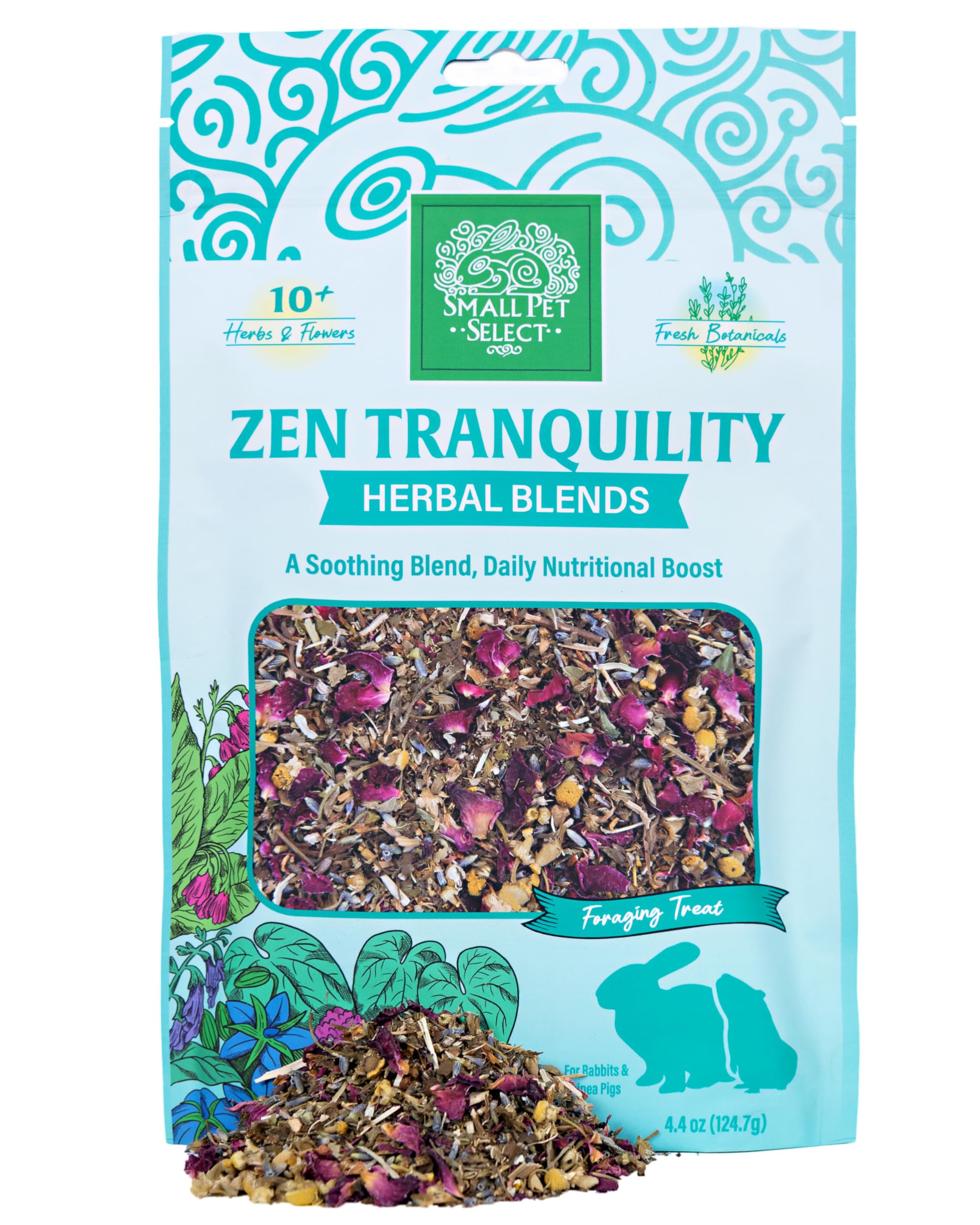 Small Pet Select Zen Tranquility packet promotes calm during grooming and vet visits.