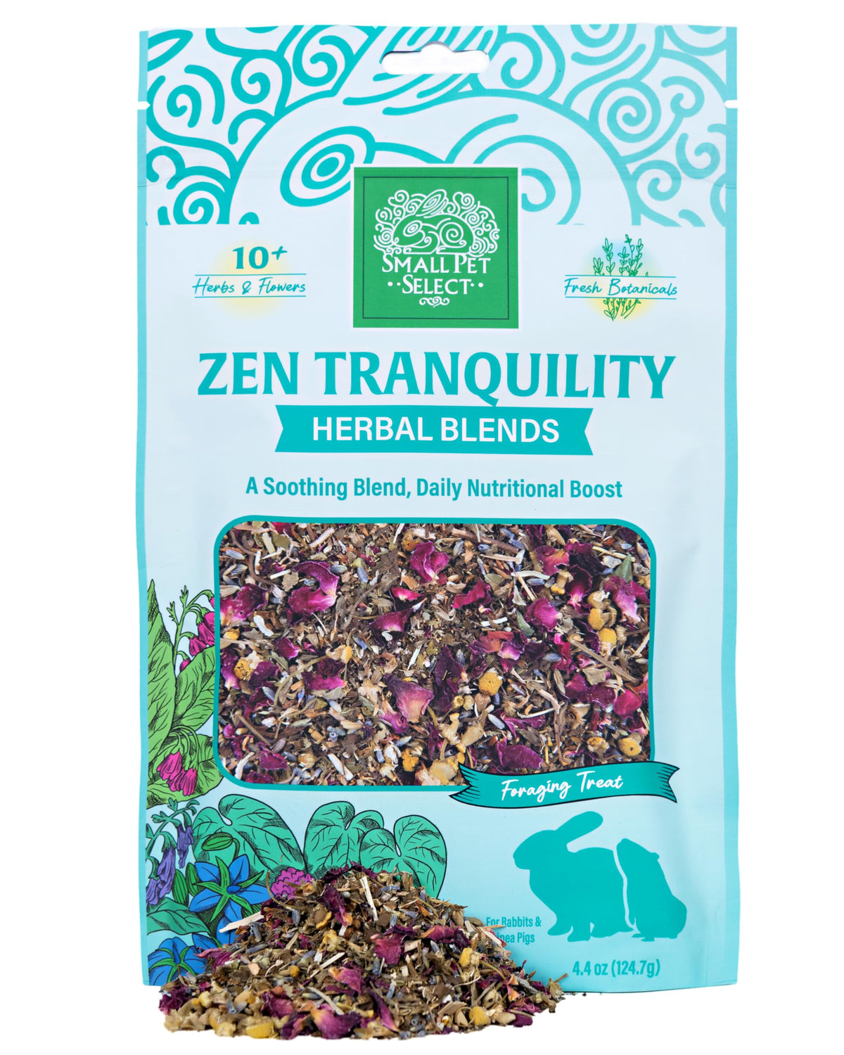 Small Pet Select Zen Tranquility packet promotes calm during grooming and vet visits.