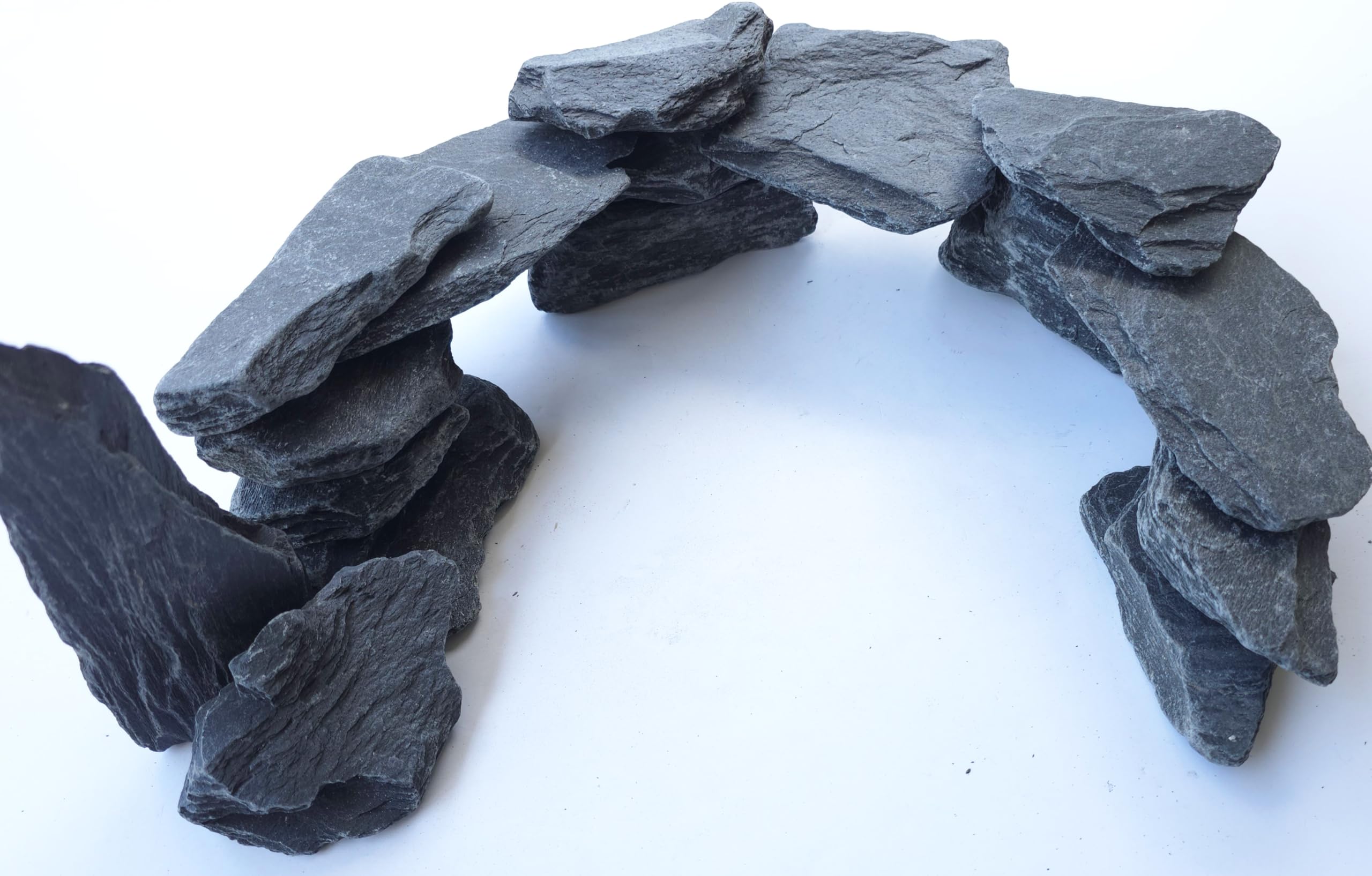 Small World Slate & Stone aquarium cliffs and caves add natural dimension for aquascapes