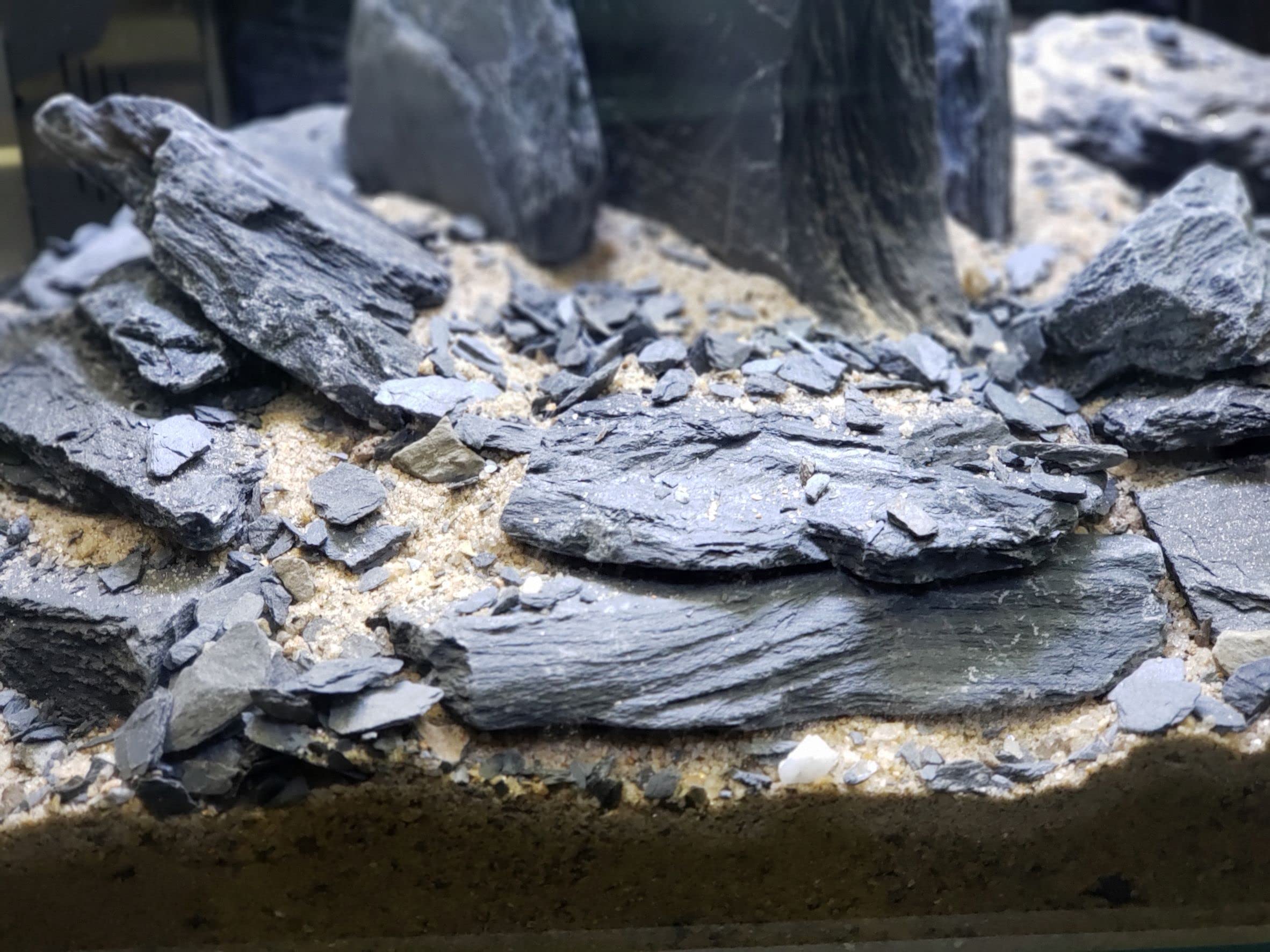 Small World Slate & Stone miniature garden walkways create stepping stones