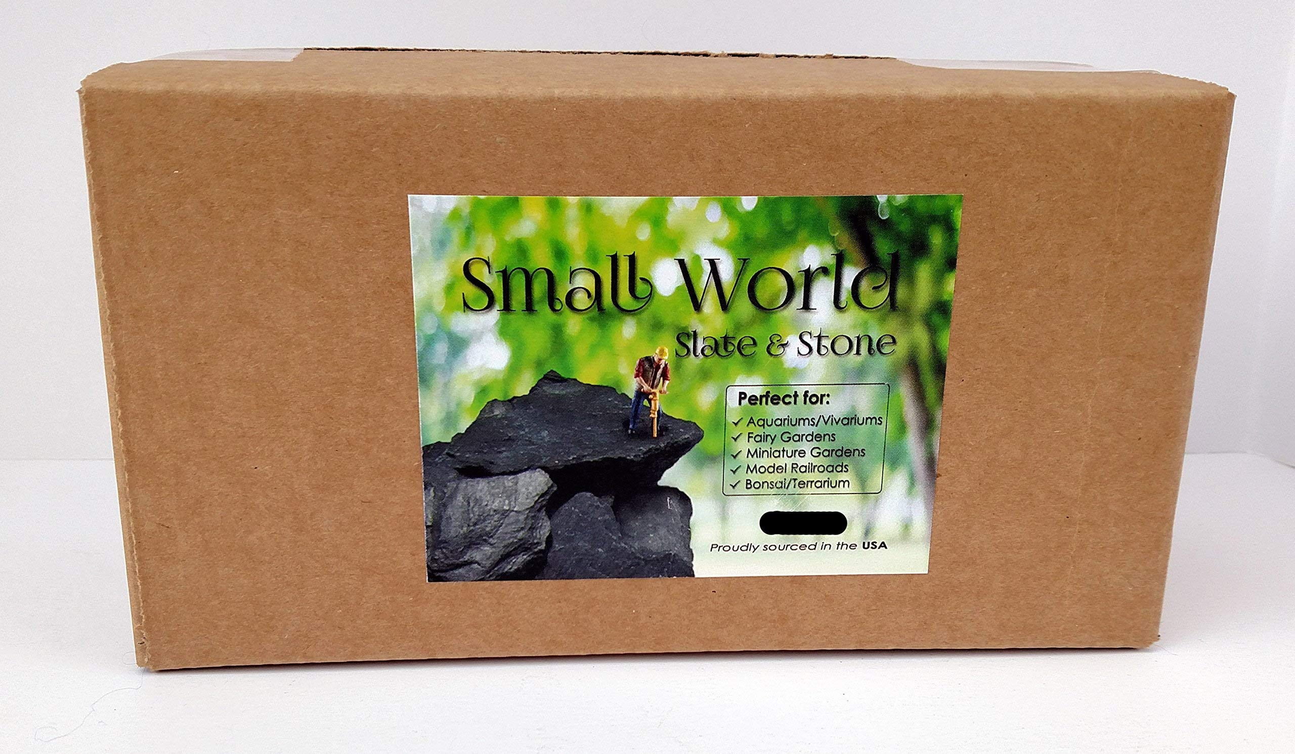 No coatings on stones to keep terrariums and aquariums natural.
