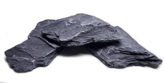Small World Slate & Stone slate stones for aquascaping with dramatic deep-grey color