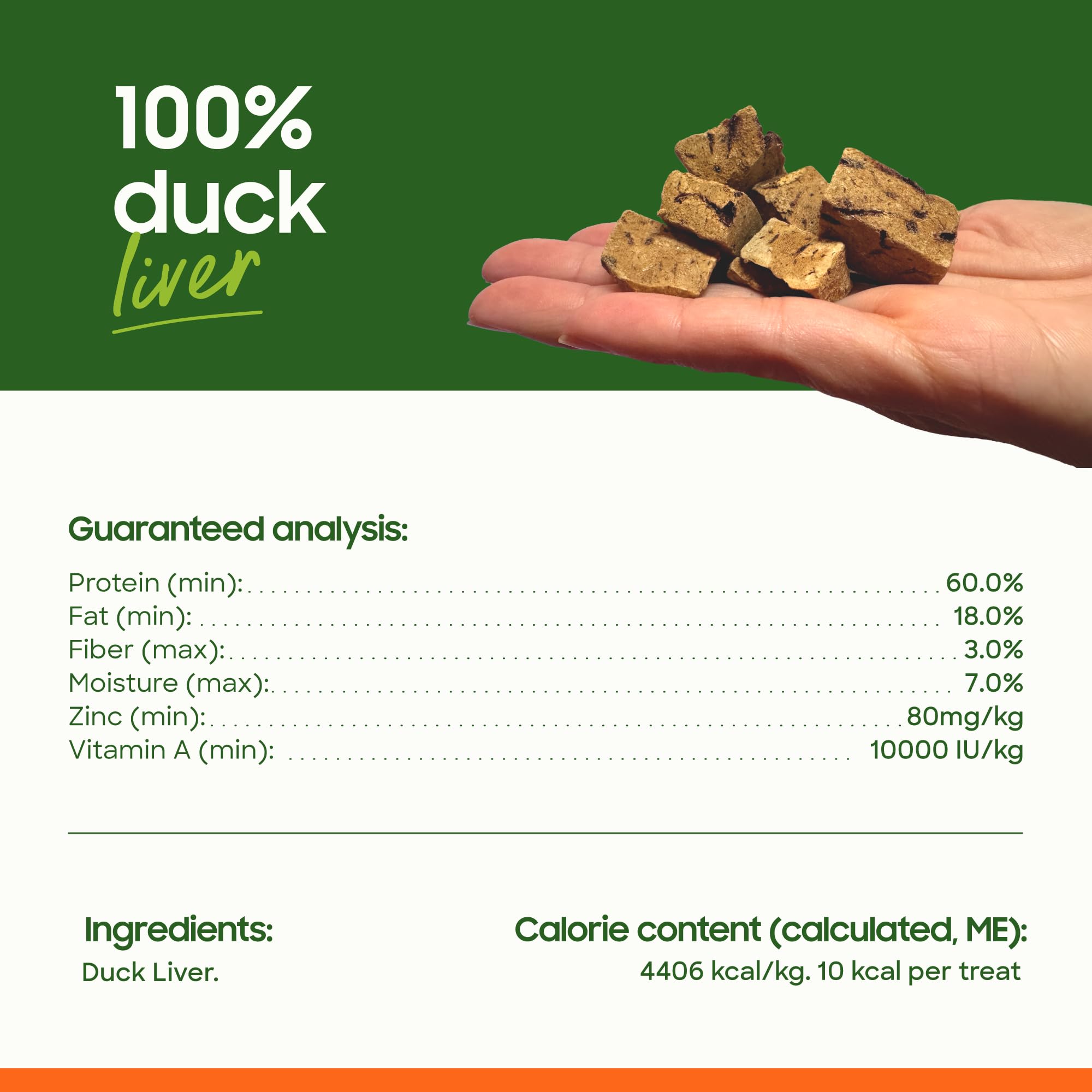 Smallbatch duck liver treats in pocket pouch, travel-friendly snack