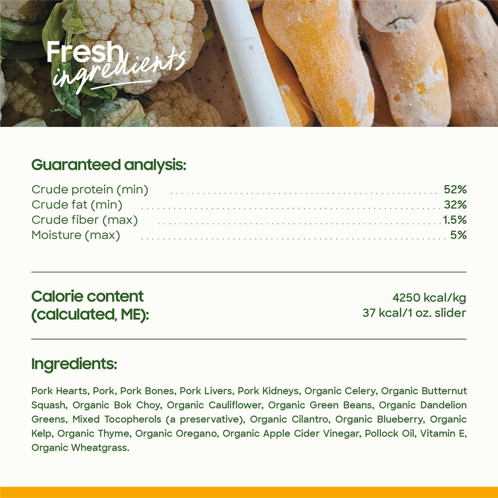 smallbatch Pets grain-free label on packaging