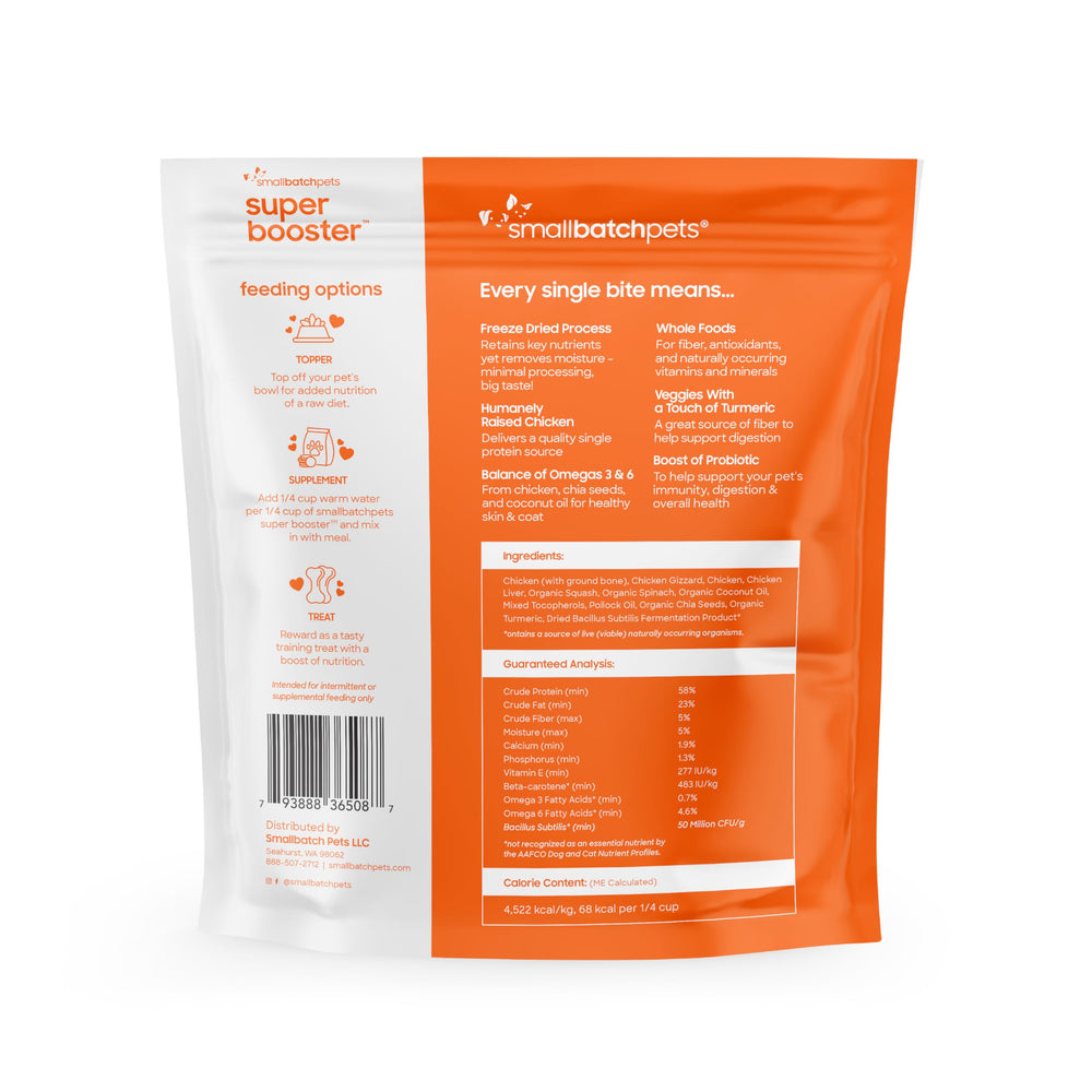 Smallbatch probiotic and turmeric blend pictured for digestive and joint support.