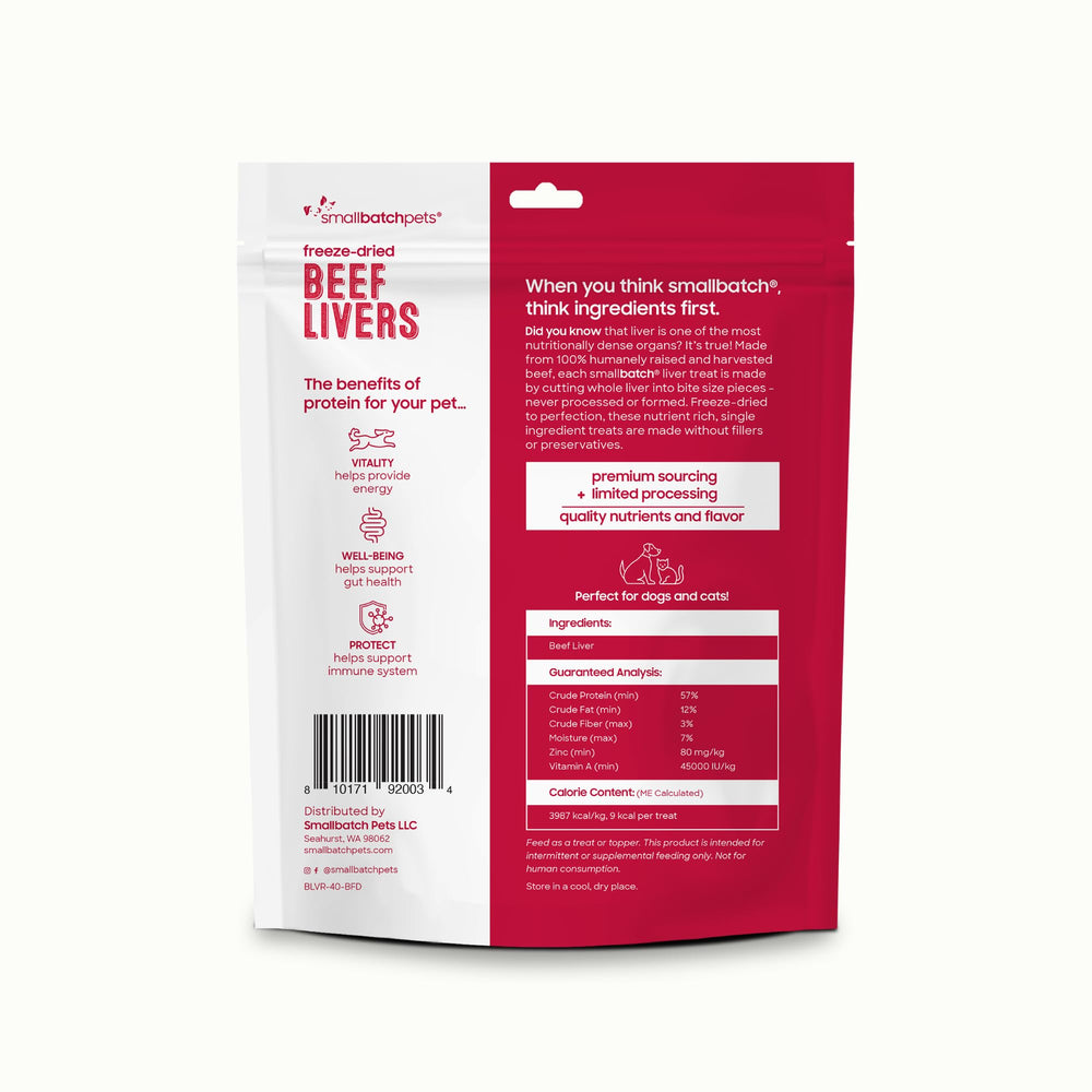 Smallbatch beef liver treats for dogs served in a bowl, ideal training reward