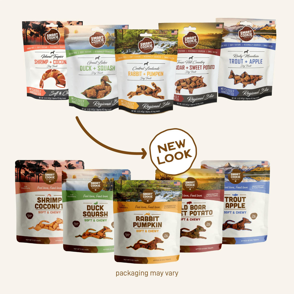 Smart Cookie Bite-sized training treats ready for rewards.