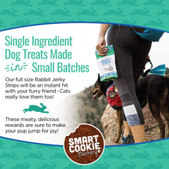 Smart Cookie rabbit jerky training scene for quick rewards during practice