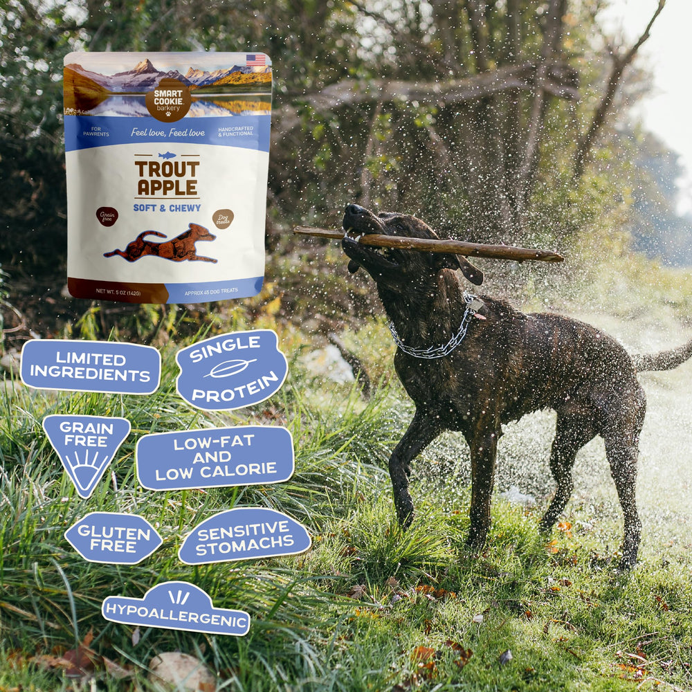 Smart Cookie Trout & Apple small-batch production detail conveys care.