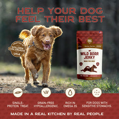 Smart Cookie jerky designed for senior dogs.