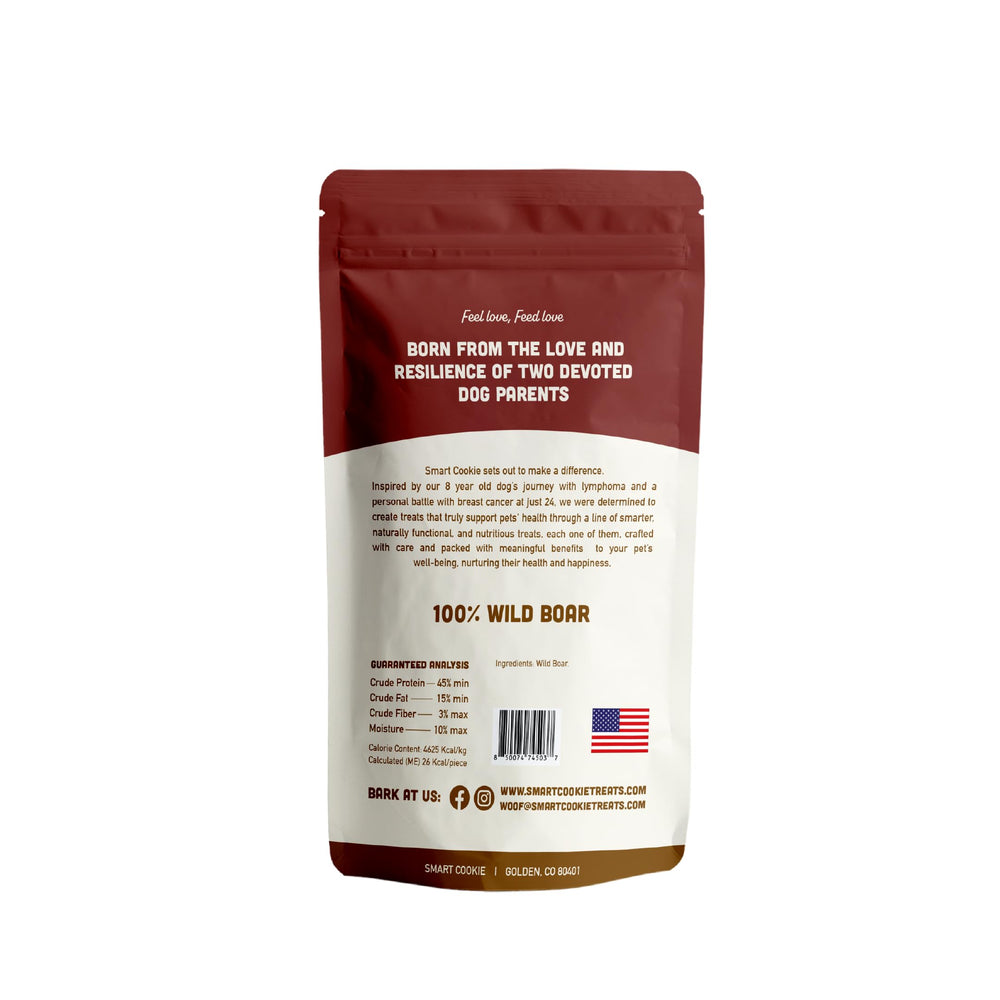 Smart Cookie jerky slices ideal as training rewards.