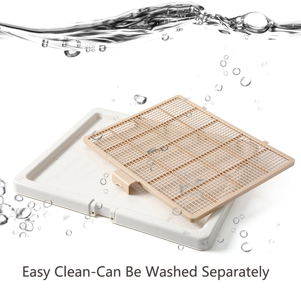 Smart Paws 76x62cm tray in living room setup, suitable for Labrador and retriever.