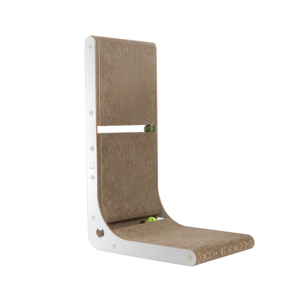 SMARTBEAN Cardboard Cat Scratcher vertical board for indoor cats with durable surface