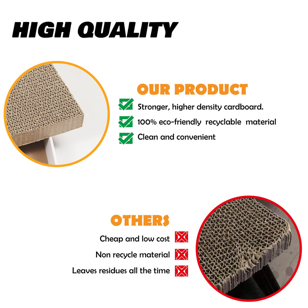 Smartbean cats lounge and scratch on pad for rest and activity.
