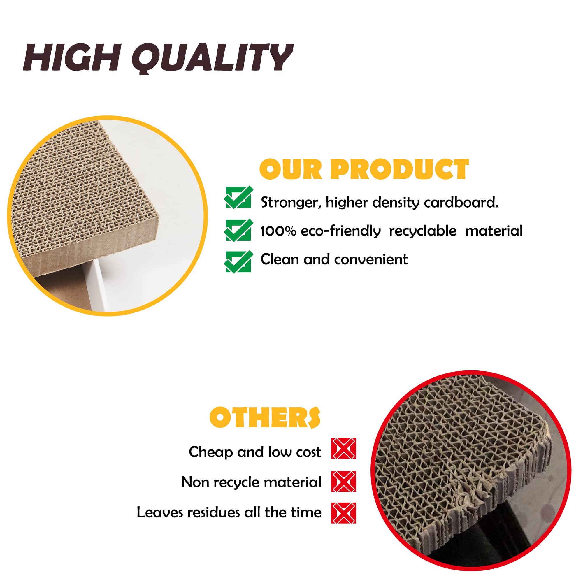 Smartbean Cat Scratcher Pad lounge-bed use showcases resting and scratching in one.