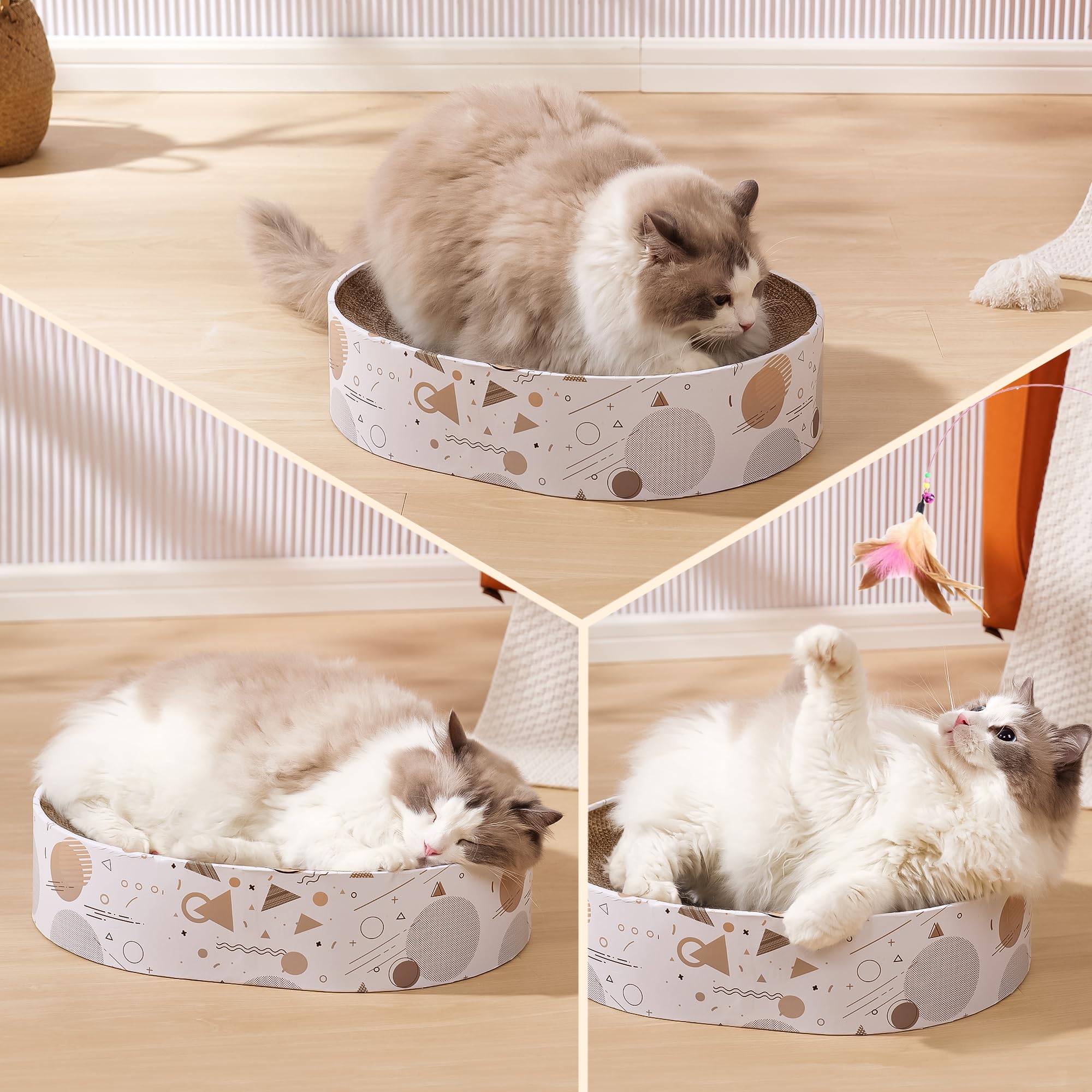 SMARTBEAN pet-safe-texture satisfies scratching instincts in a calm corner.