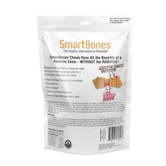 SmartBones mini chews real peanut butter close-up showing real ingredients like chicken and vegetables