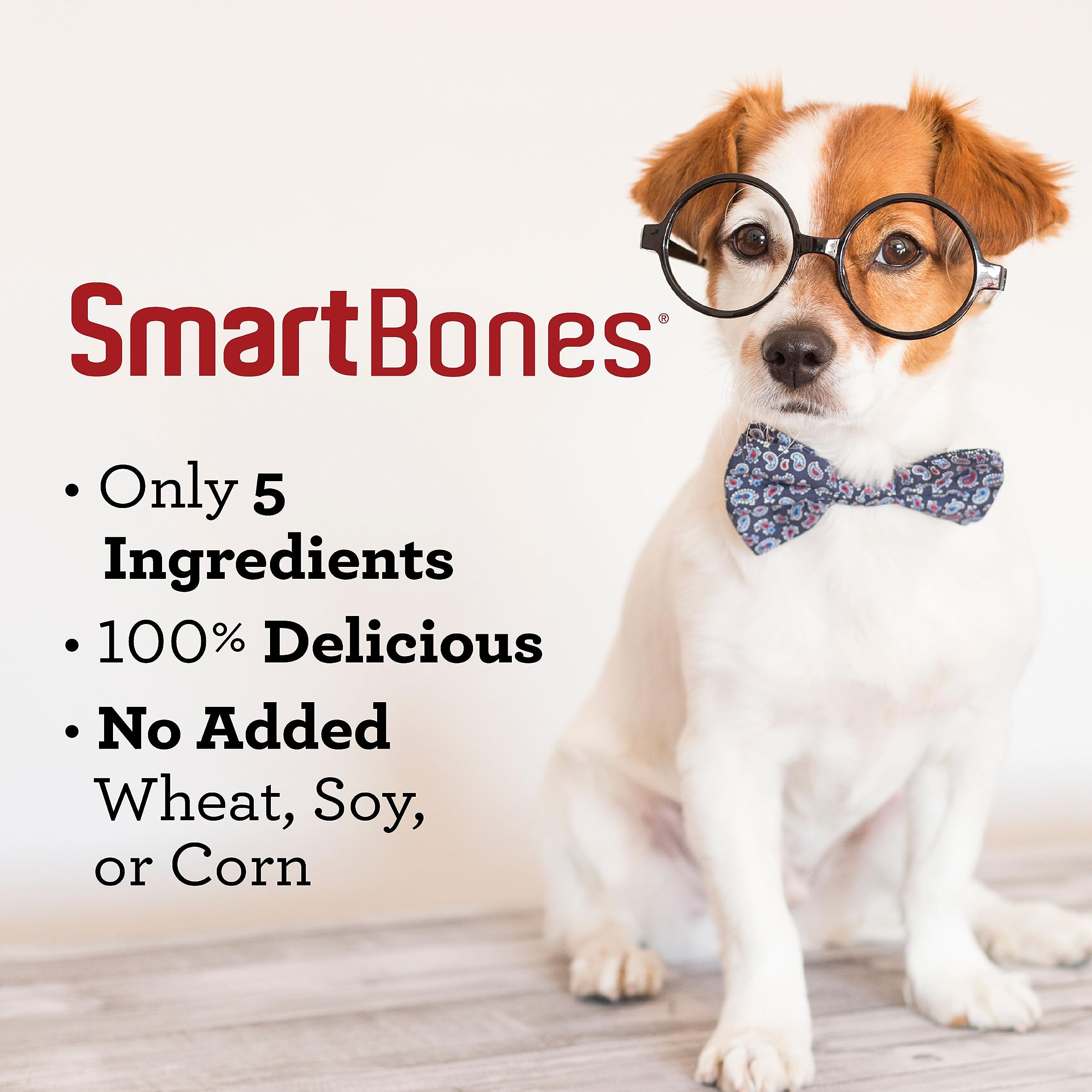 Detail of sweet potato and chicken components in SmartBones Protein Rings