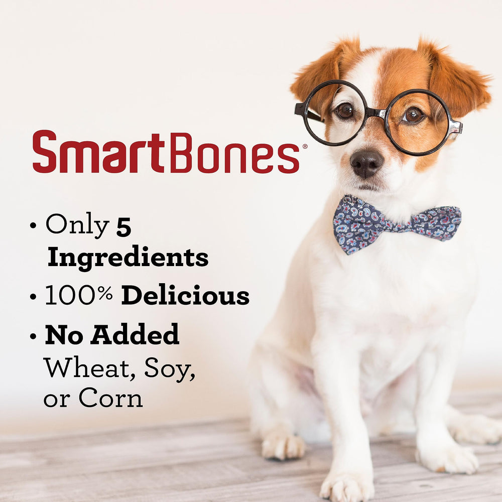 Detail of sweet potato and chicken components in SmartBones Protein Rings