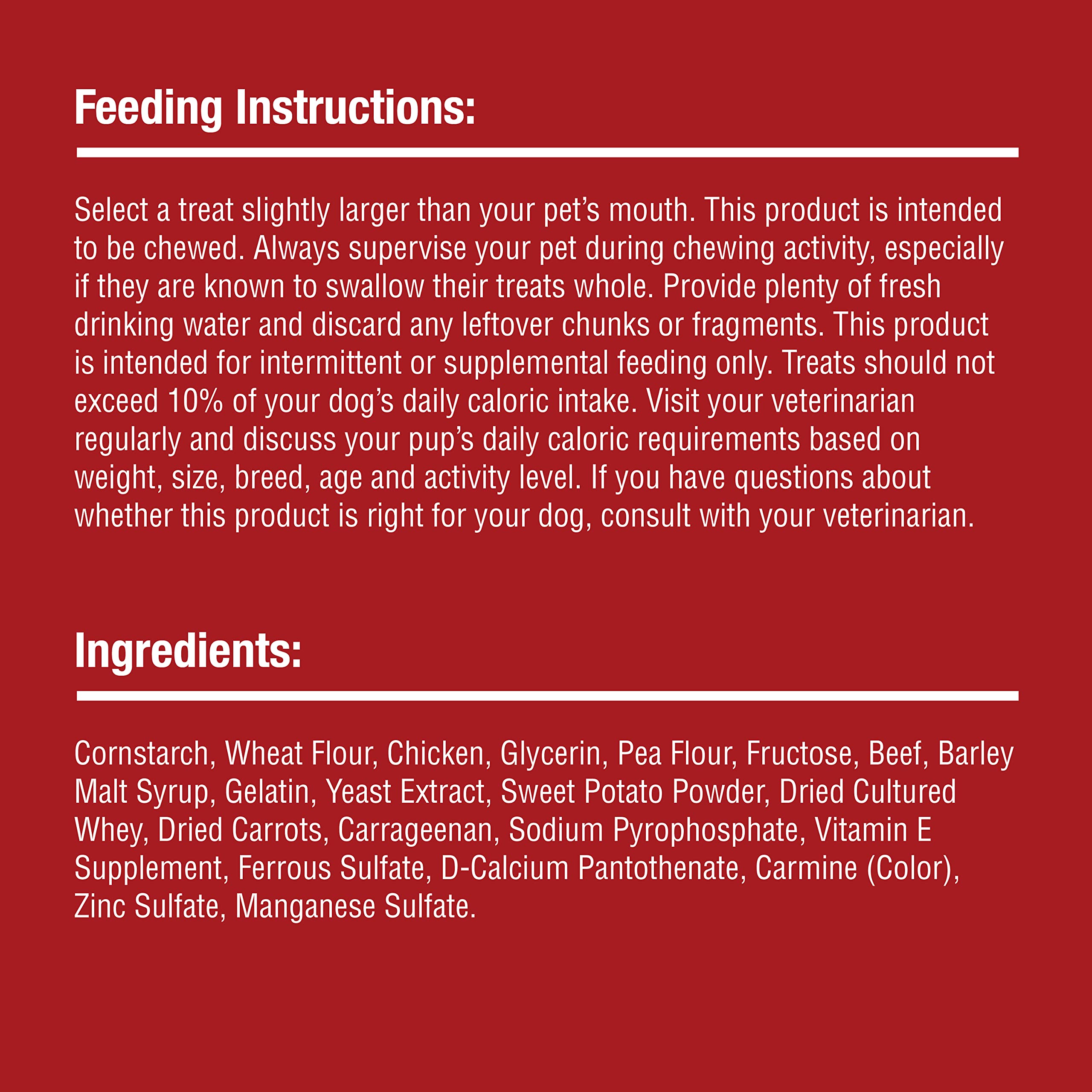 SmartBones sirloin mini chews as a training reward.