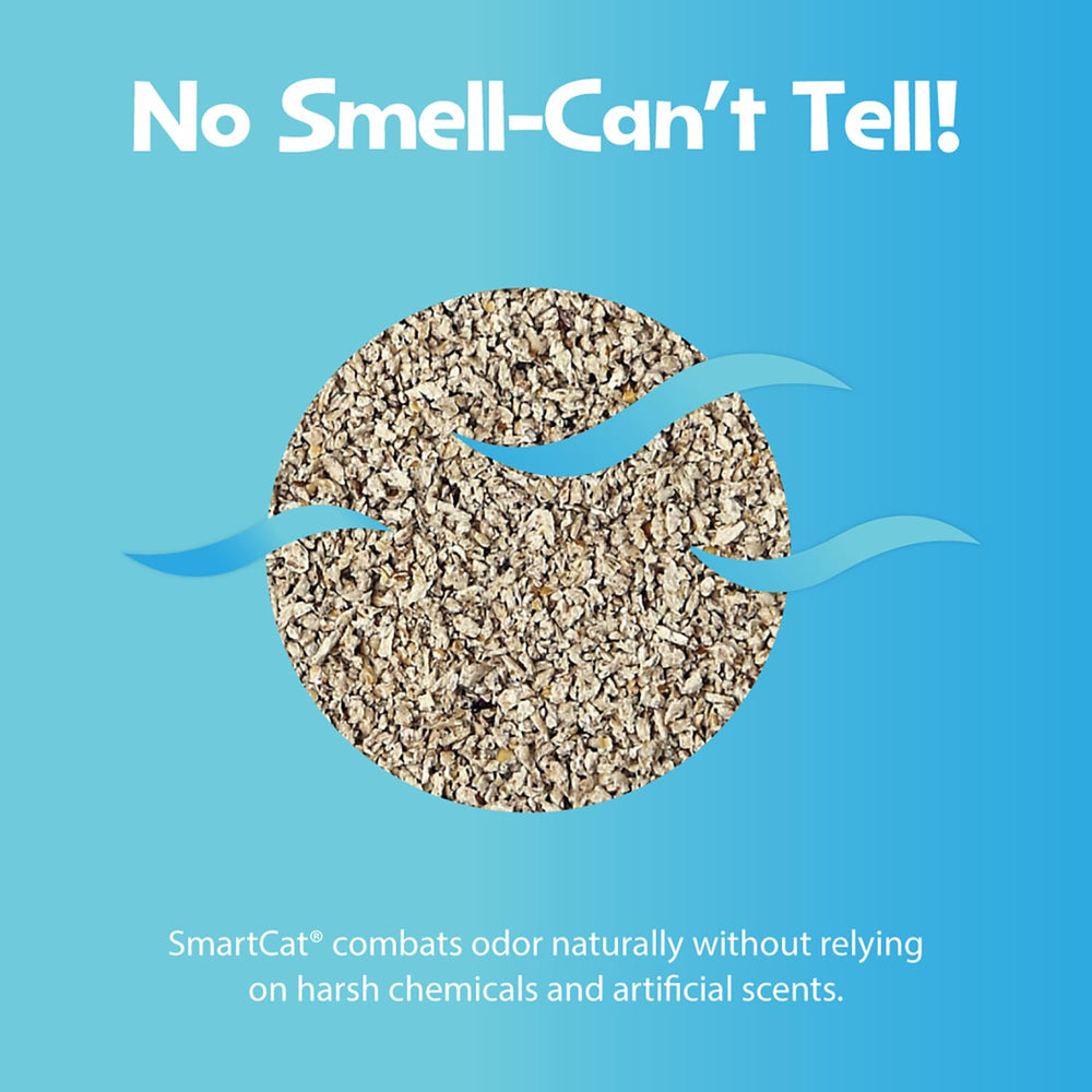 SmartCat lightweight clumping action demonstrates fast, solid clumps for easy scoop cleanup.
