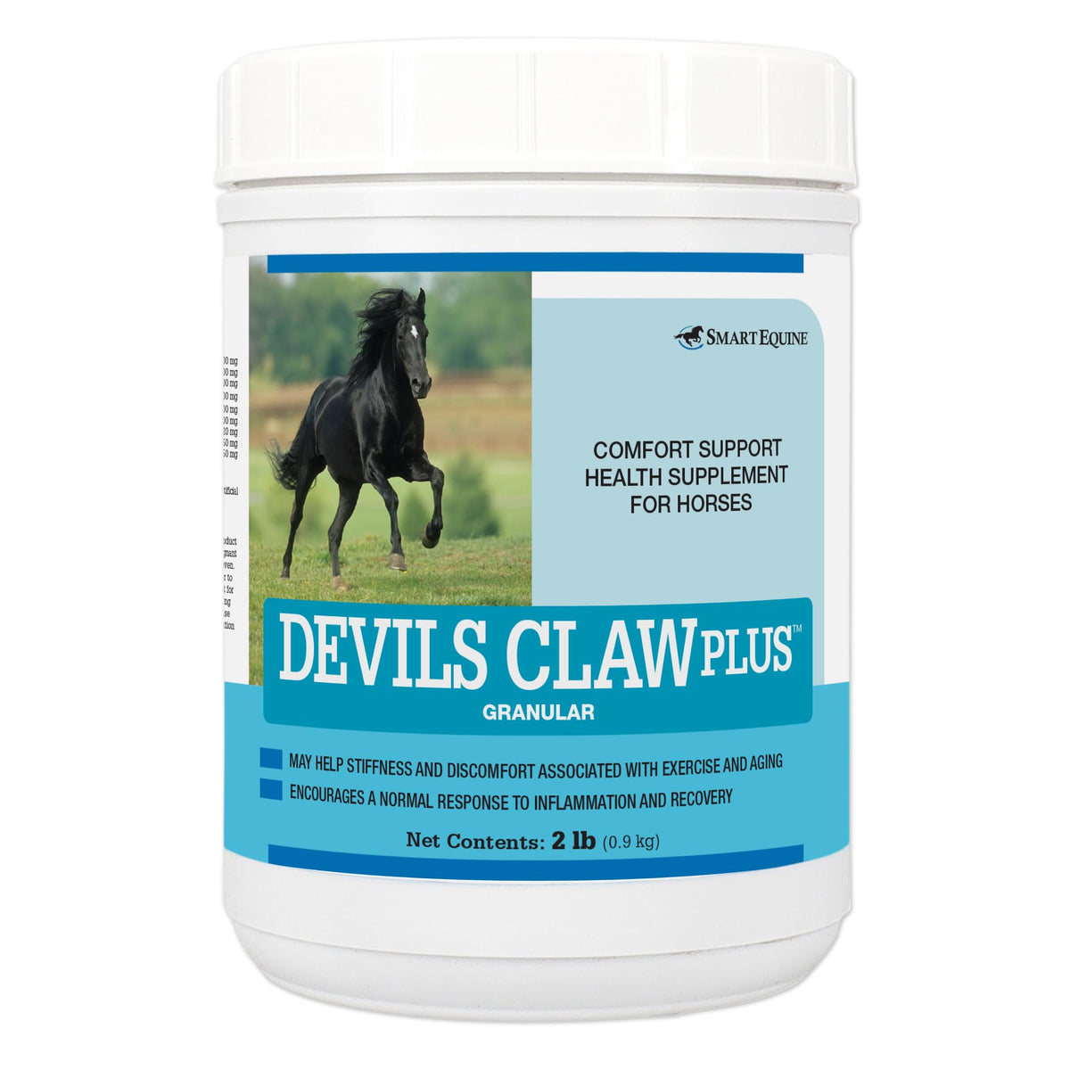 SmartEquine Devil's Claw Plus Granular bottle front for easy daily joint support