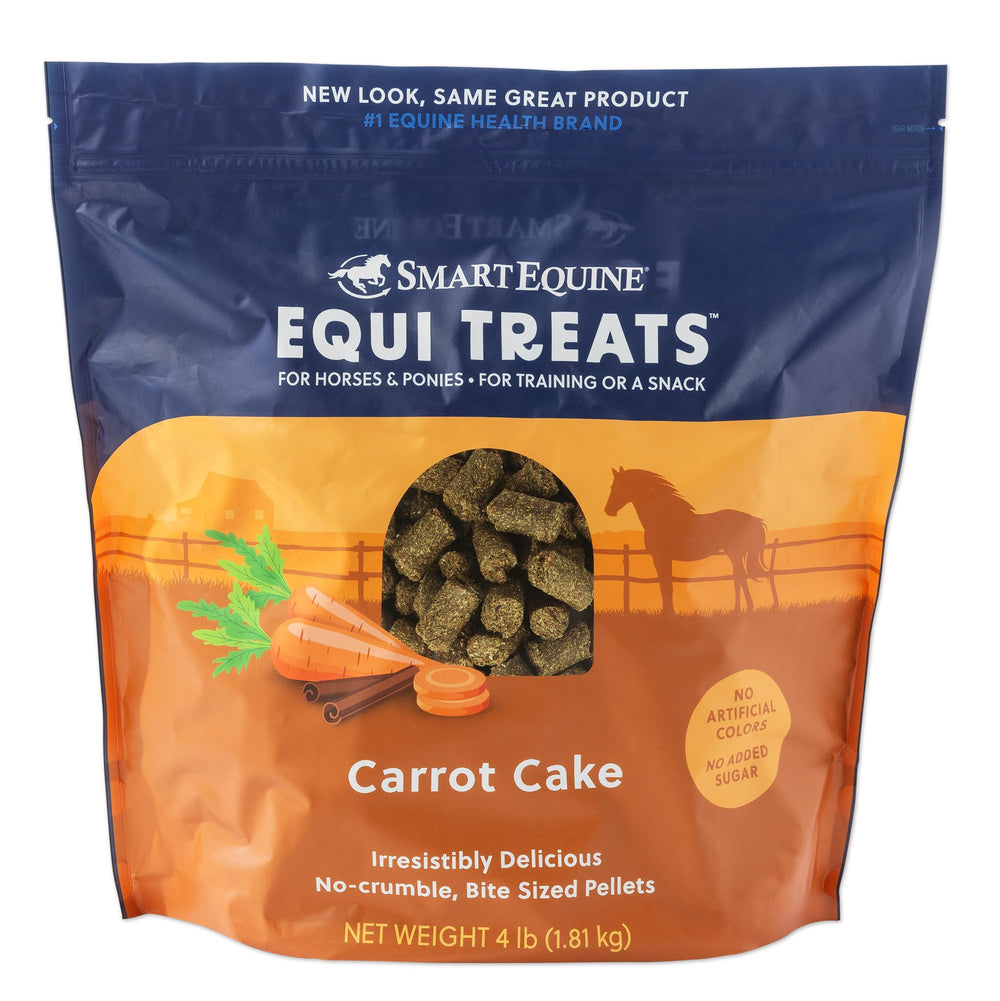 SmartEquine Equi Treats bag front view for convenient on-the-go reward.