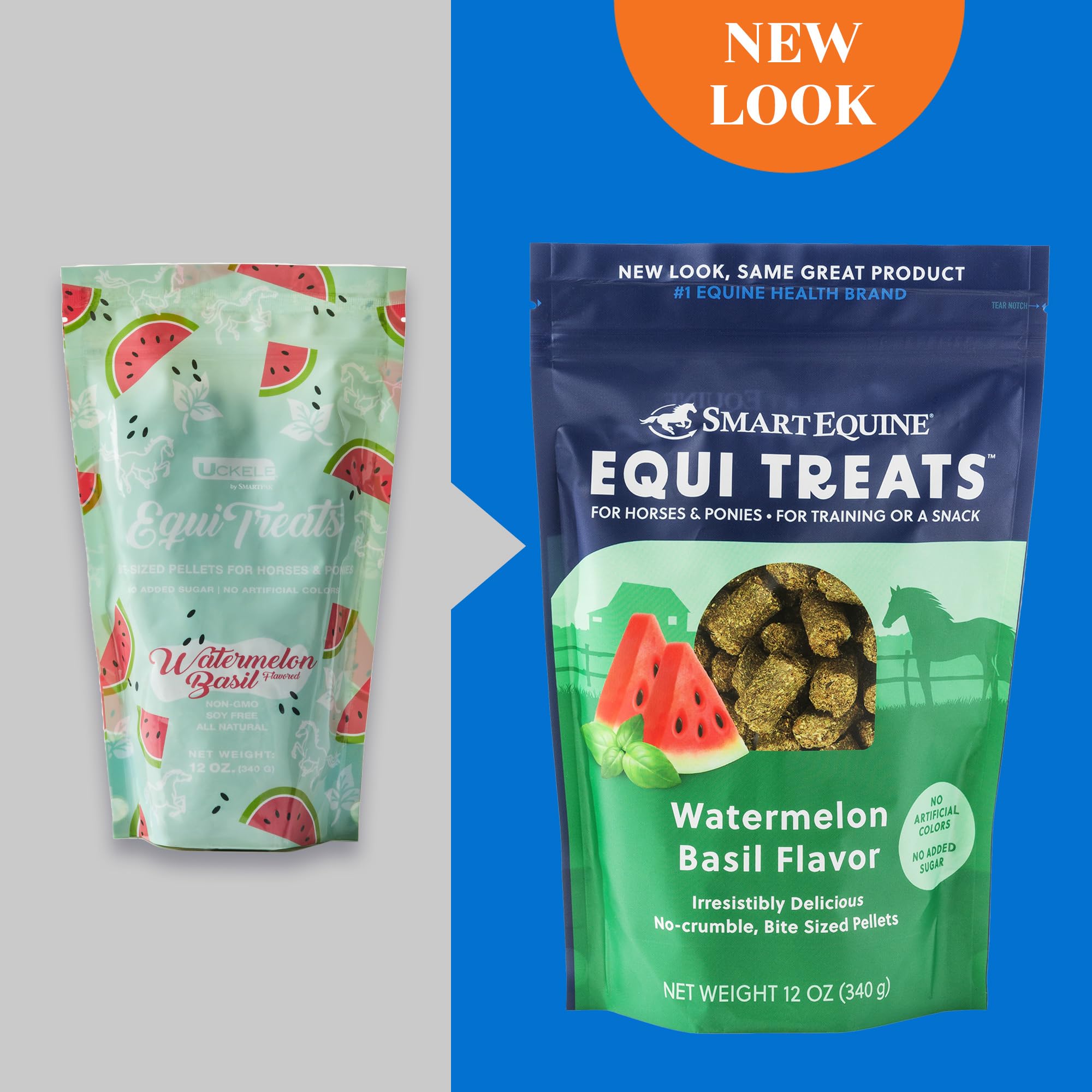 SmartEquine Equi Treats bite-sized portions ready for training sessions.