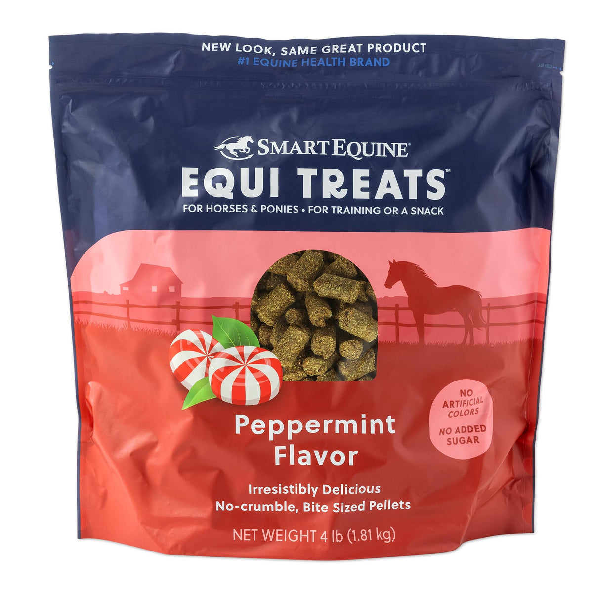 SmartEquine Equi Treats timothy-based base for fiber-rich snacking.