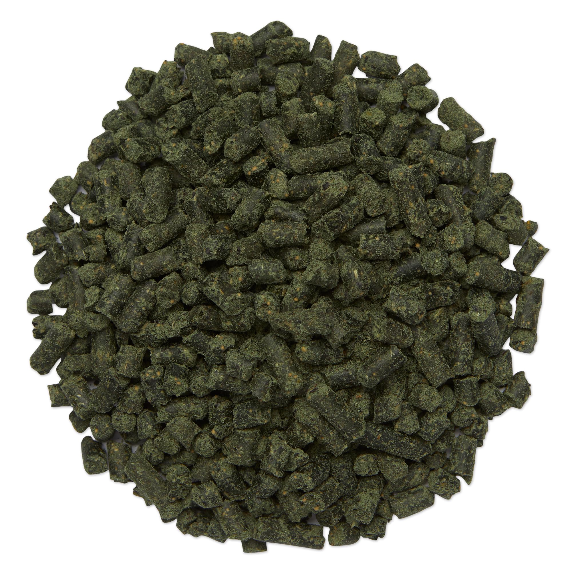 Close-up of soothing herb blend in SmartEquine Gut Pellets supporting digestion.