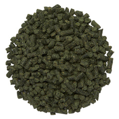 Close-up of soothing herb blend in SmartEquine Gut Pellets supporting digestion.
