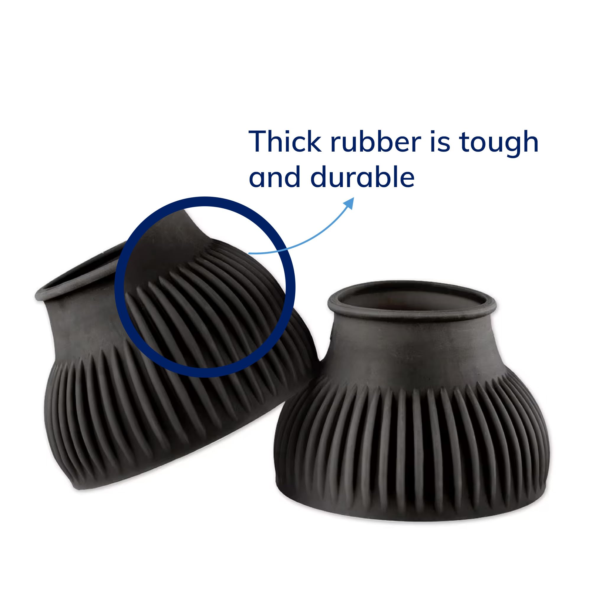 SmartEquine bell boots lost-shoe-prevention protect hooves during daily training.