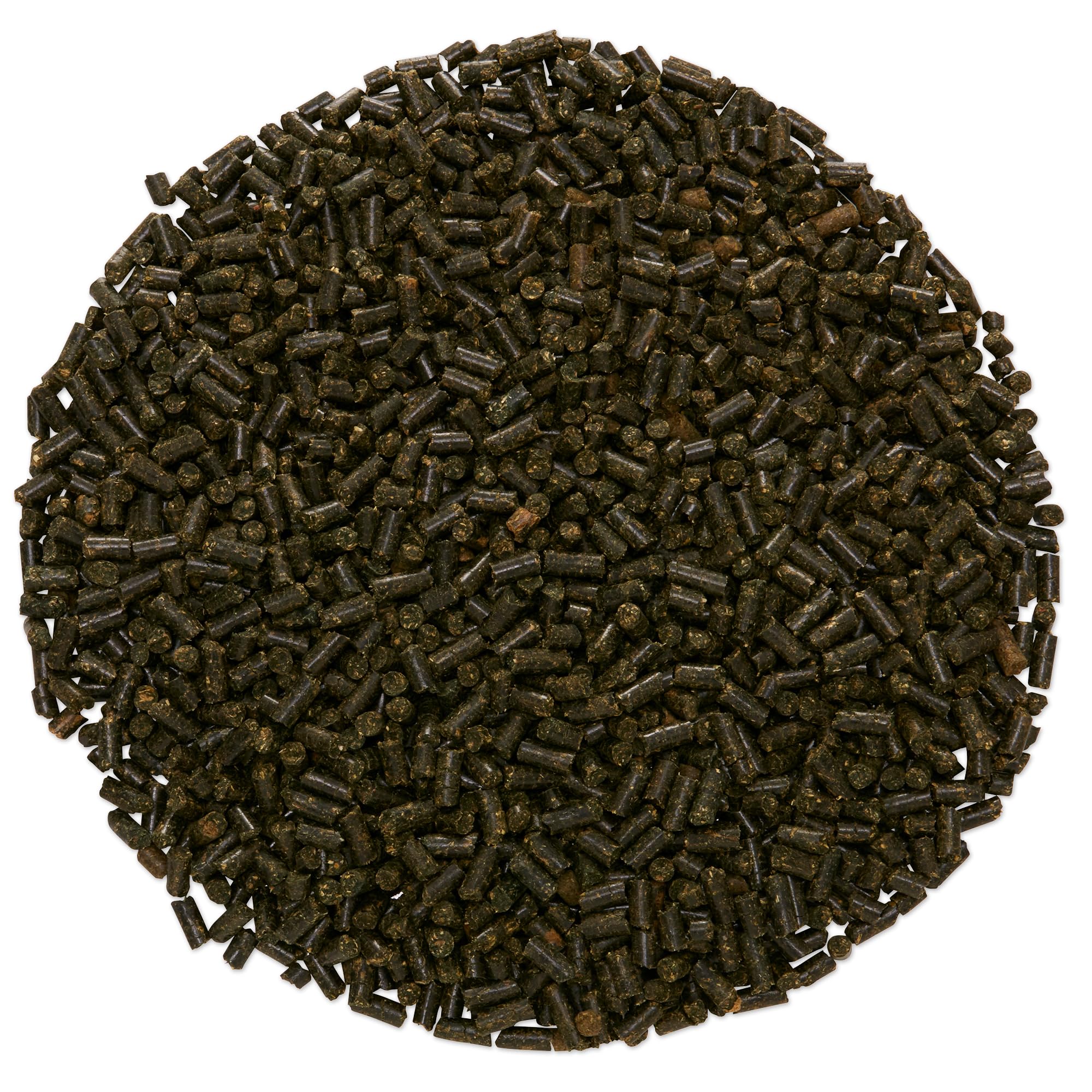 Close-up of SmartEquine Lung EQ Pellets highlighting natural ingredients for breathing support.