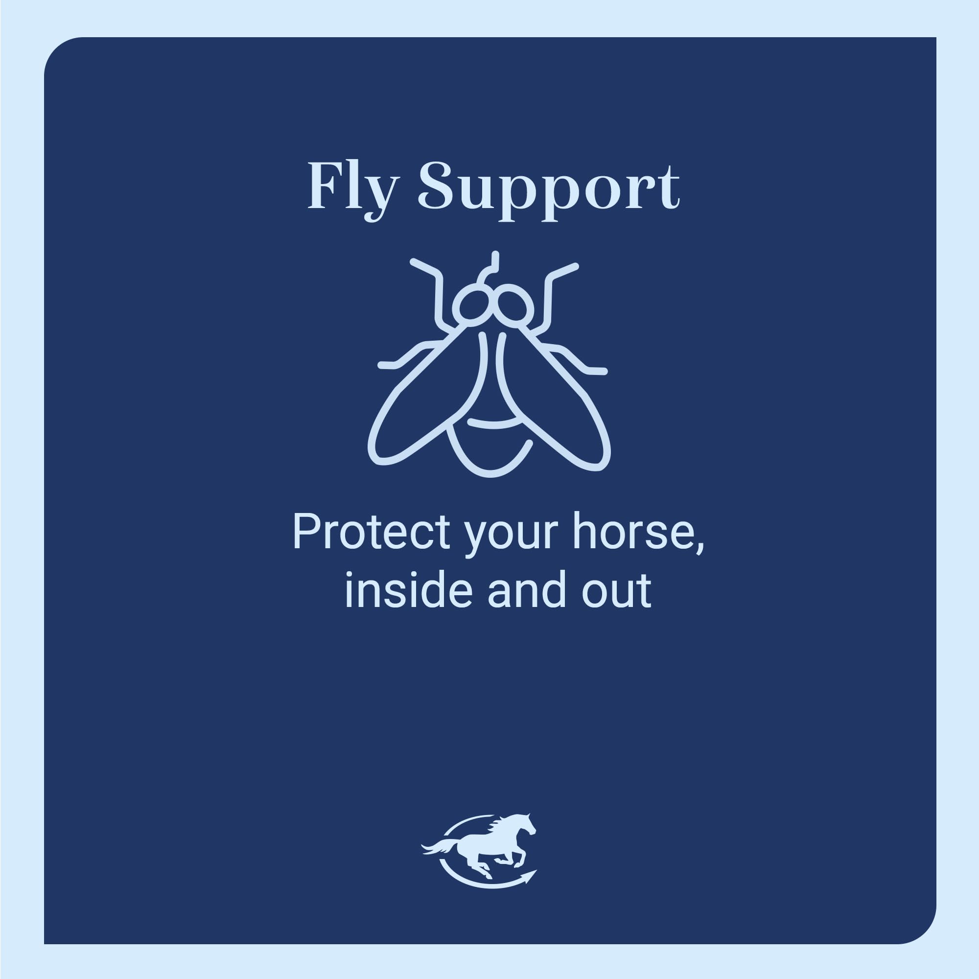 SmartEquine OutSmart Fly Spray demonstrates a safe, plant-based formula during application.