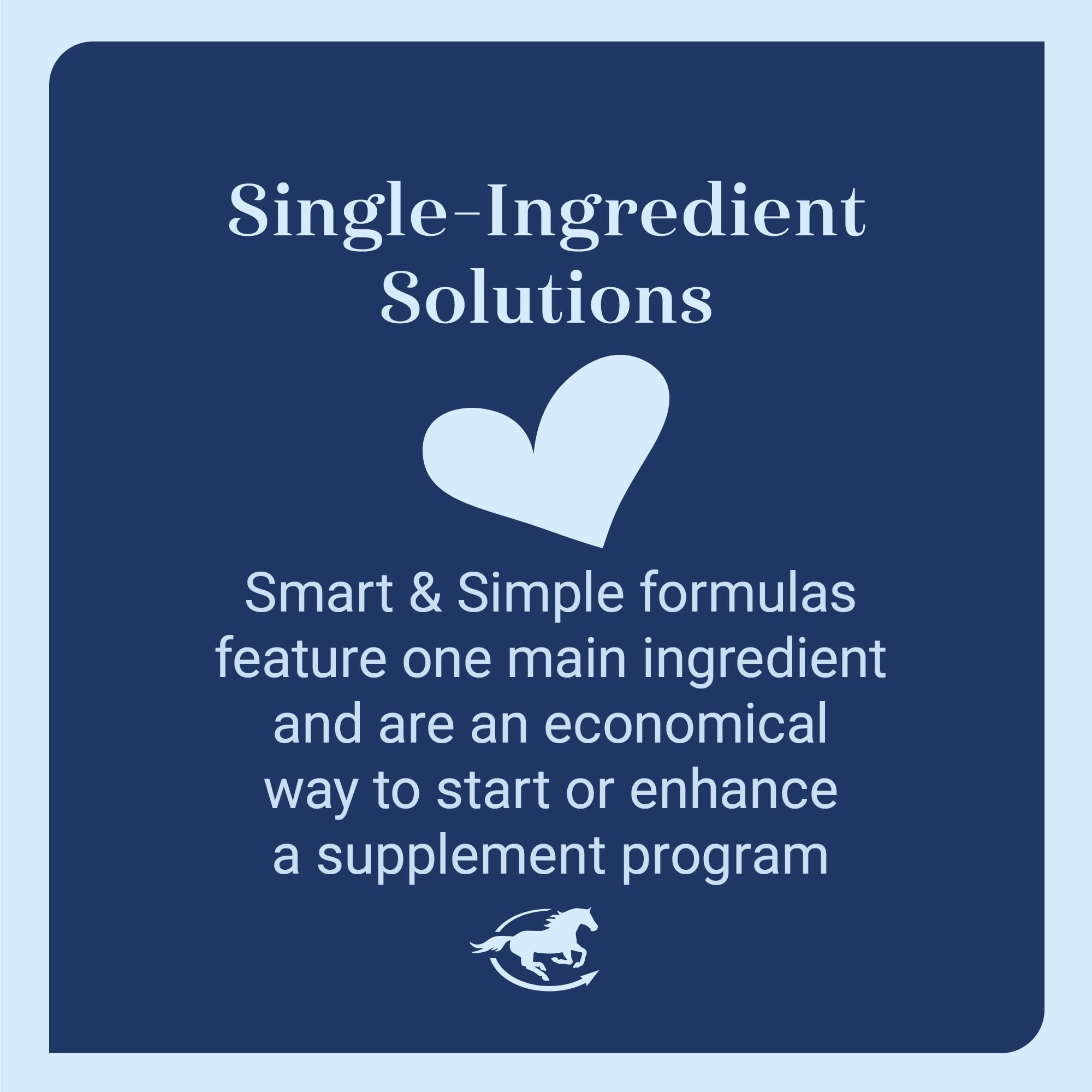 SmartEquine Smart & Simple Flax 2.6 lb bag ready for daily use.