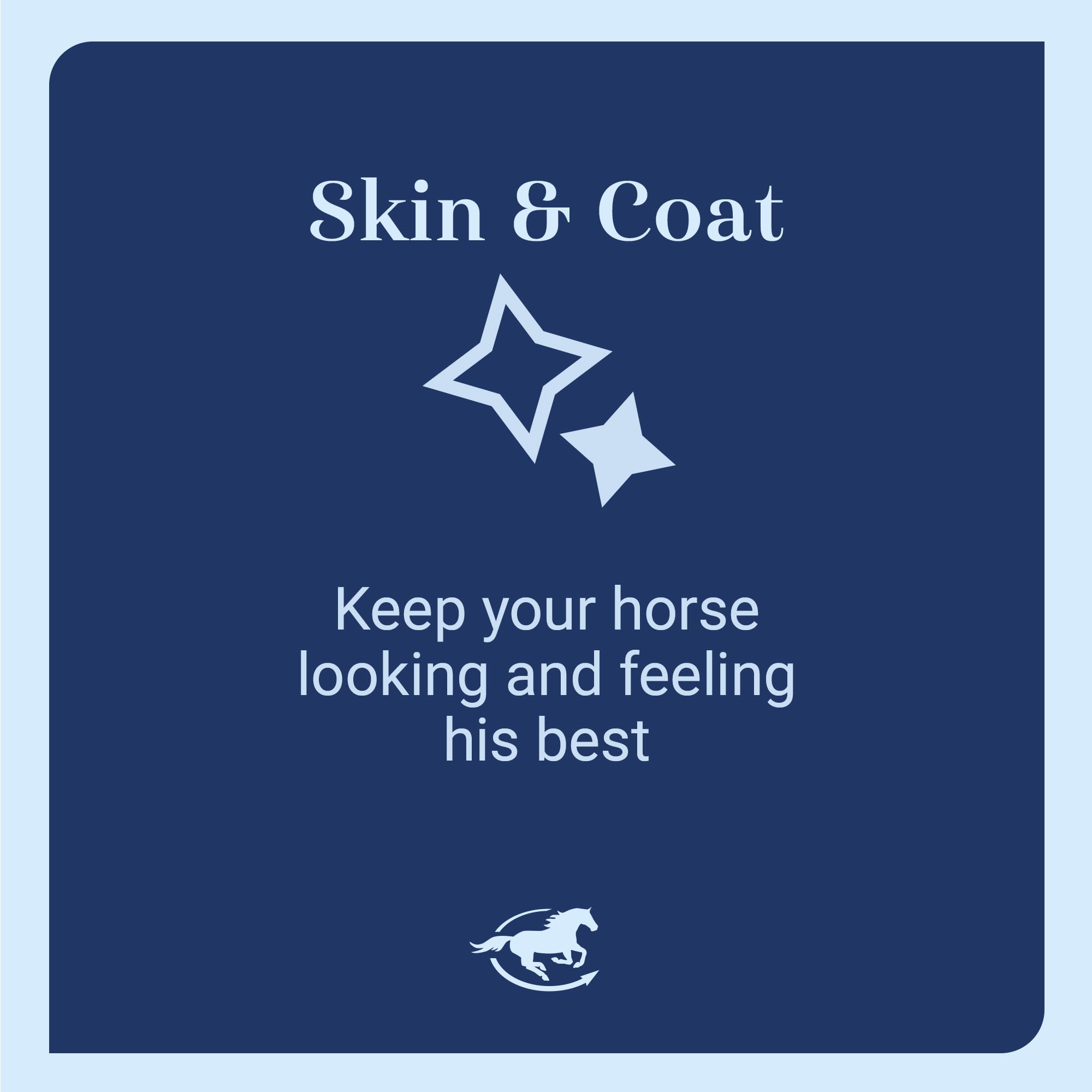 SmartEquine Smart & Simple Flax supports a healthier coat and skin with omega-3.