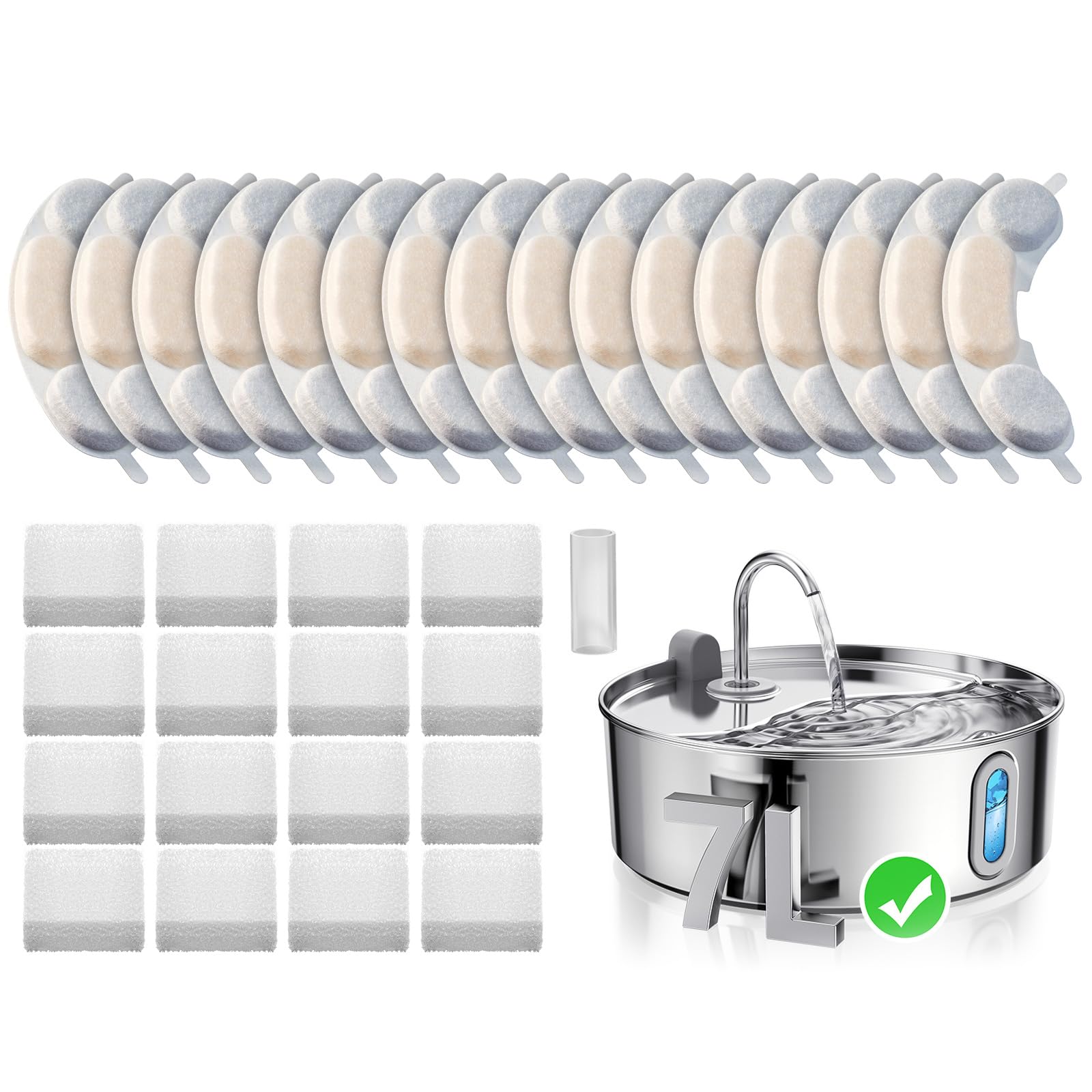 Smartoo dog water filter 16-pack for quick replacement and clean hydration